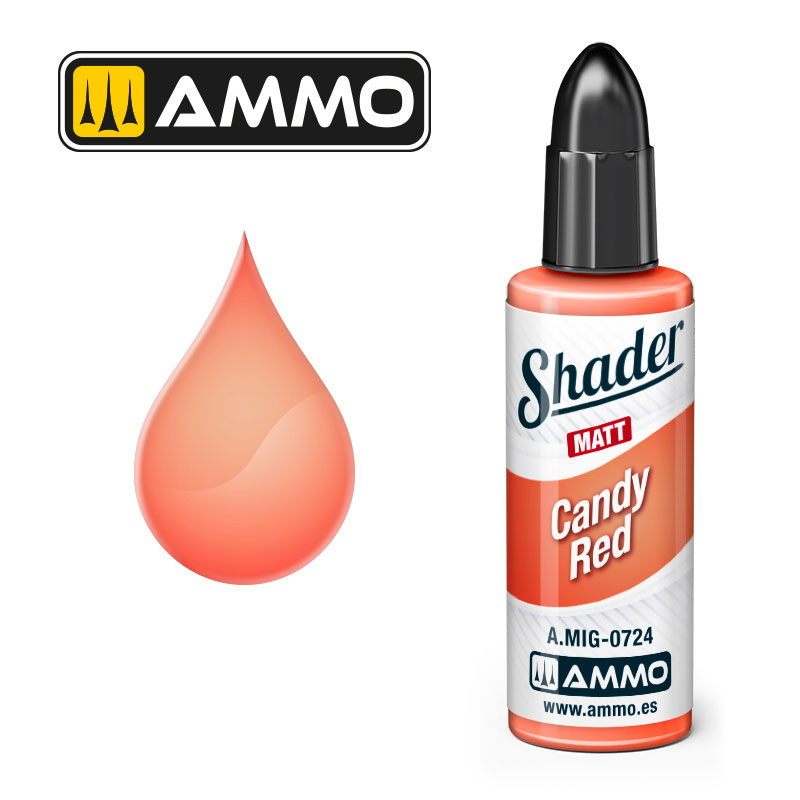 AMMO BY MIG A.MIG-0724 MATT SHADER Candy Red