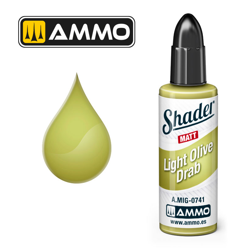 AMMO BY MIG A.MIG-0741 MATT SHADER Light Olive Draw