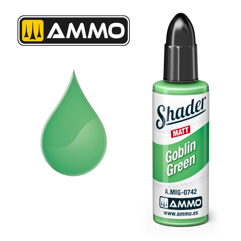 AMMO BY MIG A.MIG-0742 MATT SHADER Goblin Green