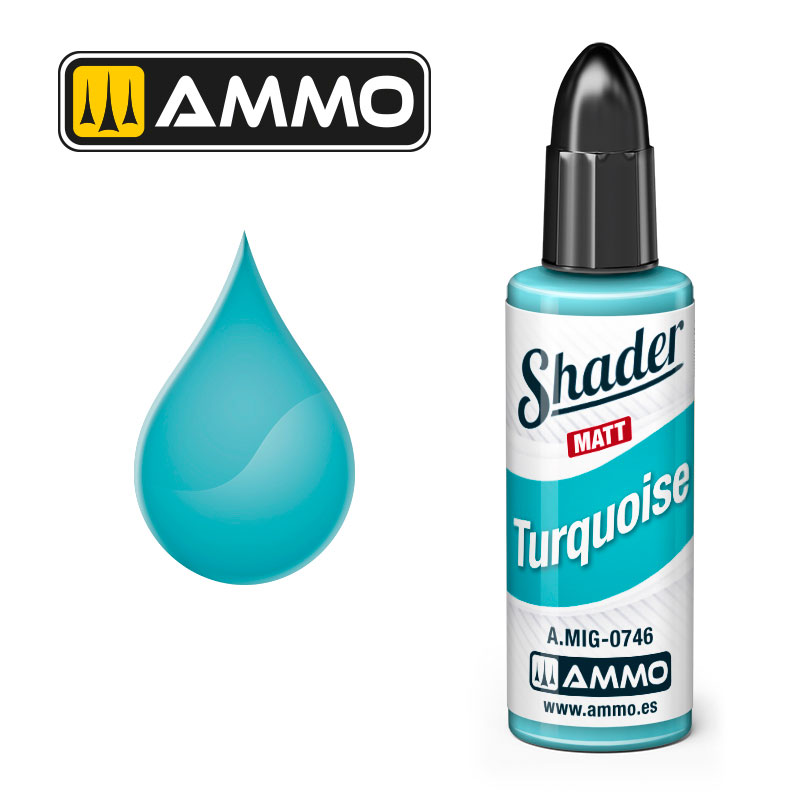 AMMO BY MIG A.MIG-0746 MATT SHADER Turquoise