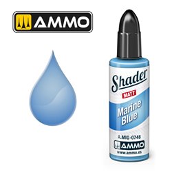 AMMO BY MIG A.MIG-0748 MATT SHADER Marine Blue