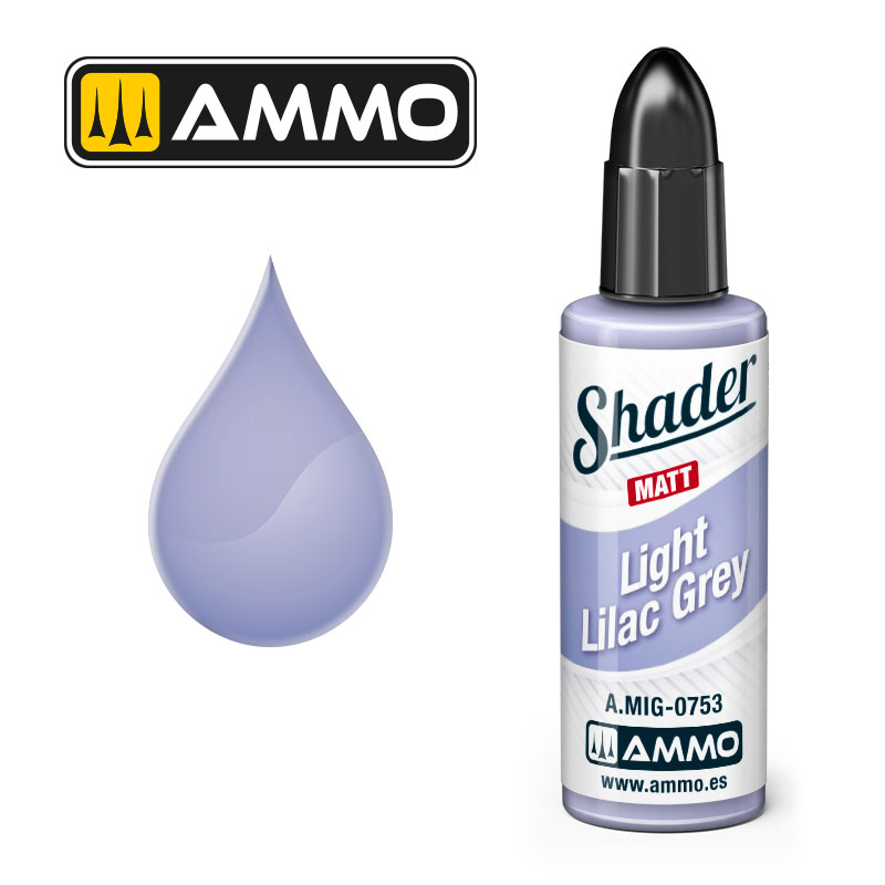 AMMO BY MIG A.MIG-0753 MATT SHADER Light Lilac Grey