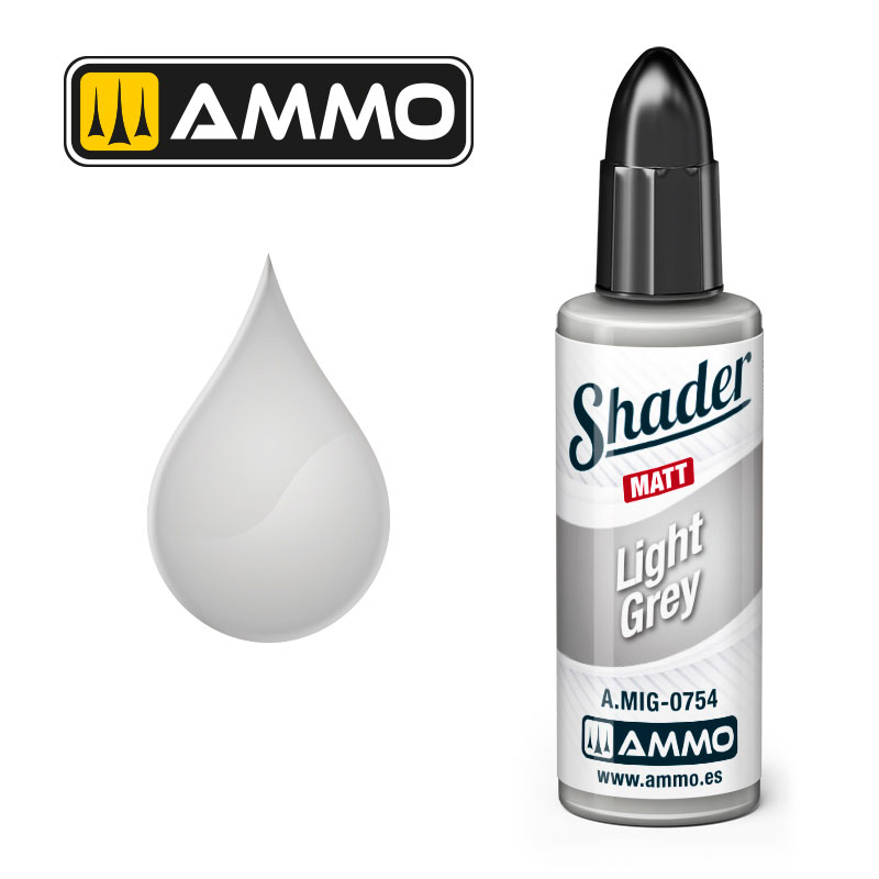 AMMO BY MIG A.MIG-0754 MATT SHADER Light Grey