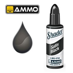 AMMO BY MIG A.MIG-0758 MATT SHADER Satin Black