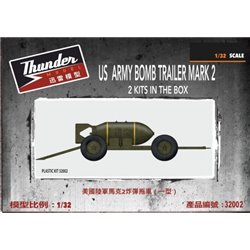 THUNDER MODEL 32002 1/32 US Army Bomb Trailer Mark 2