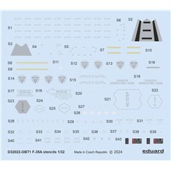 EDUARD D32022 1/32 F-35A stencils 