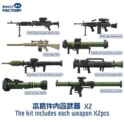 MAGIC FACTORY 2003 1/35 NATO Individual Weapon Set B(A kit incl.2pcs of each weapon