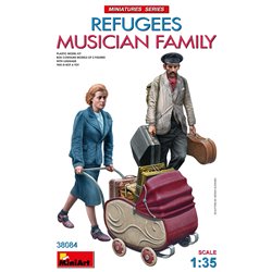 MINIART 38084 1/35 Refugees. Musician Family