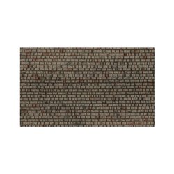 NOCH 60372 1/87 Feuille structurée 3D « Mur de pierre de taille »