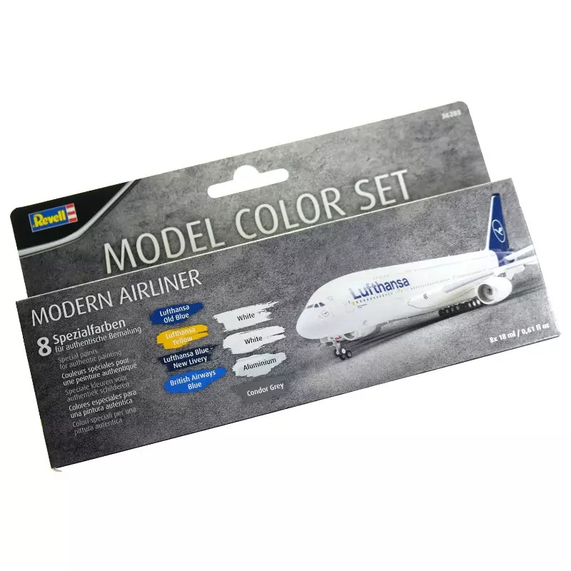 REVELL 36203 Model Color - Modern Airliner (8x 17ml)