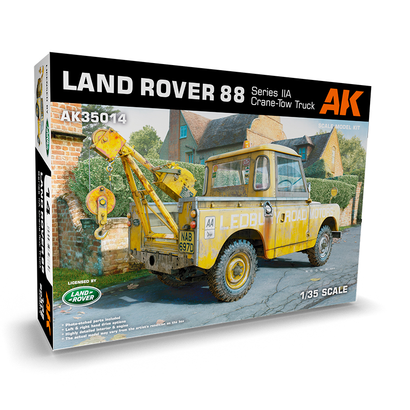 AK INTERACTIVE AK35014 1/35 Land Rover 88 Series IIA Crane Tow Truck