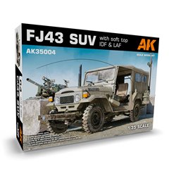 AK INTERACTIVE AK35004 1/35 FJ43 SUV with Soft Top IDF & LAF