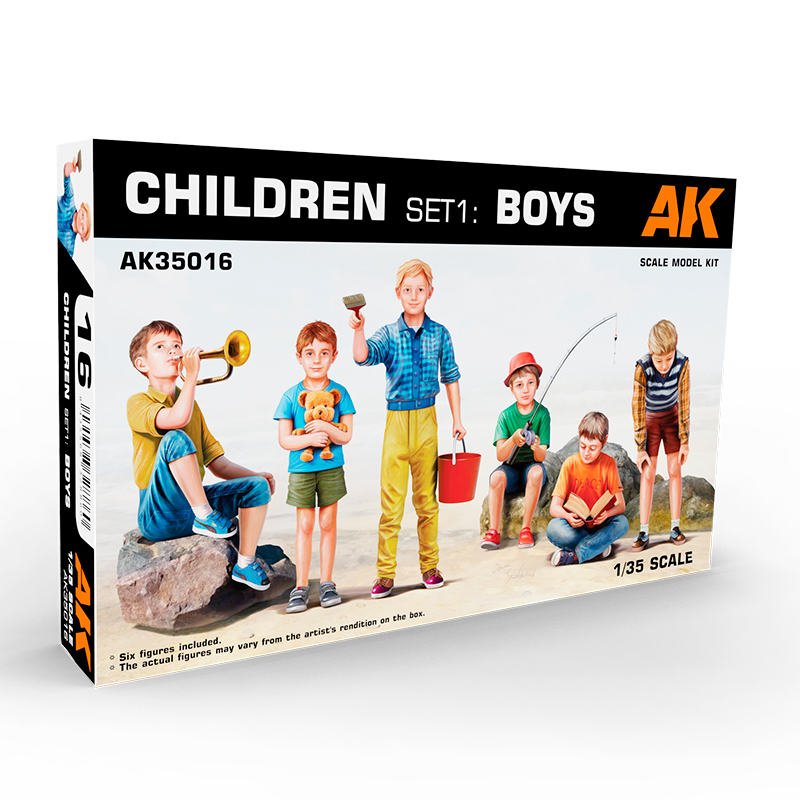 AK INTERACTIVE AK35016 1/35 Children set1: Boys