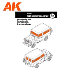 AK INTERACTIVE AK35701 1/35 FJ43 SUV with Hard Top masks