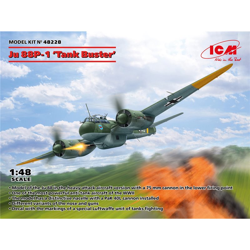 ICM 48228 1/48 Ju 88P-1 Tank Buster