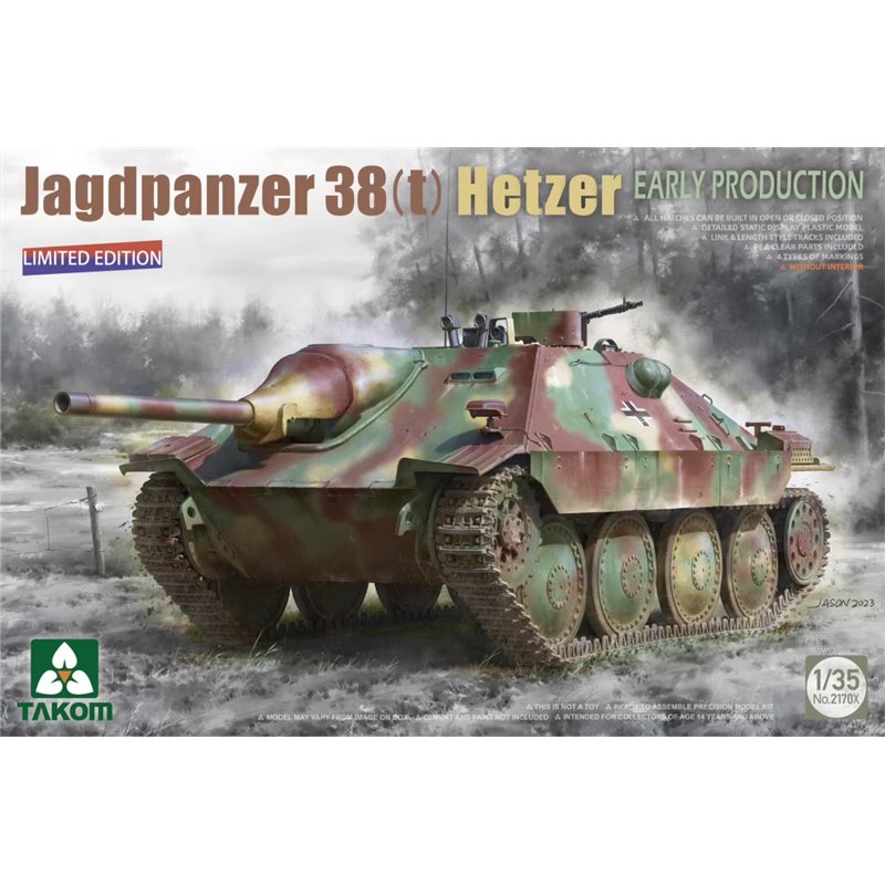 TAKOM 2170X 1/35 Jagdpanzer 38(t) Hetzer Early Production