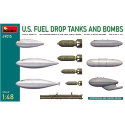 MINIART 49015 1/48 U.S. Fuel Drop Tanks and Bombs
