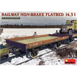 MINIART 39004 1/35 Railway Non-Brake Flatbed 16.5 t