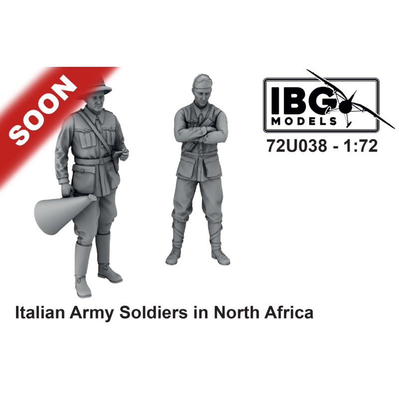IBG MODELS 72U038 1/72 Italian Army Soldiers in North Africa