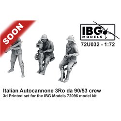 IBG MODELS 72U032 1/72 Italian Autocannone 3Ro da 90/53 crew