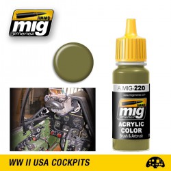 AMMO BY MIG A.MIG-0220 Acrylic Color FS 34151 Interior Green 17ml