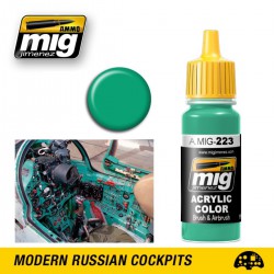 AMMO BY MIG A.MIG-0223 Acrylic Color Interior Turquoise Green 17ml