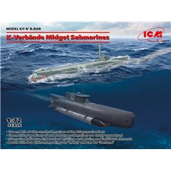 ICM S.020 1/72 K-Verbände Midget Submarines ('Seehund' and 'Molch')
