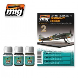 AMMO BY MIG A.MIG-7415 Wash Set German Late Fighters 3x35ml