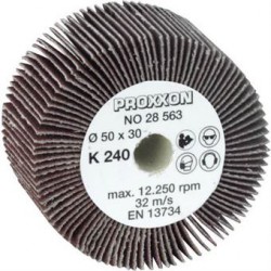 PROXXON 28563 Grinding mop cylinder for cylinder sanders for WAS/A, 240 grit, 2 pcs