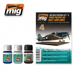 AMMO BY MIG A.MIG-7417 Lavis Kit WWII Pac USN Airplanes – Wash 3x35ml