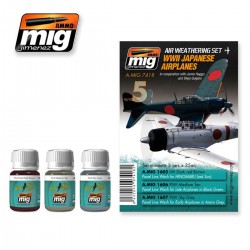 AMMO BY MIG A.MIG-7418 WWII Japanese Airplanes 