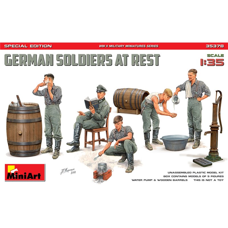 MINIART 35378 1/35 German Soldiers at Rest