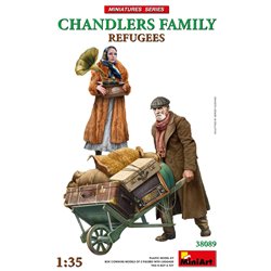 MINIART 38089 1/35 Refugees. Chandlers family