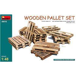MINIART 49016 1/48 Wooden Pallet Set