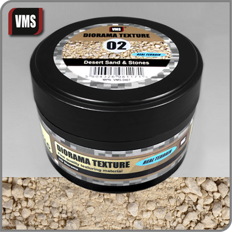 VMS VMS.DI07 Diorama Texture No. 2 Desert Sand & Stones