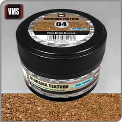 VMS VMS.DI09 Diorama Texture No. 4 Fine Brick Rubble