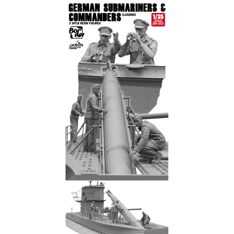 BORDER MODEL BR-003 1/35 German Submariners & Commanders