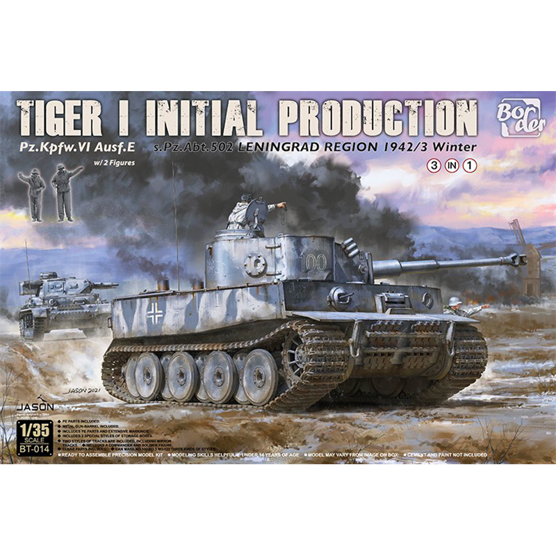 BORDER MODEL BT-014 1/35 Tiger I Initial Production