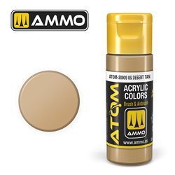 AMMO BY MIG ATOM-20009 ATOM COLOR US Desert Tan 20 ml.