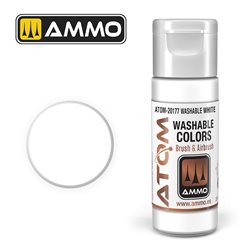 AMMO BY MIG ATOM-20177 ATOM WASHABLE White 20 ml.