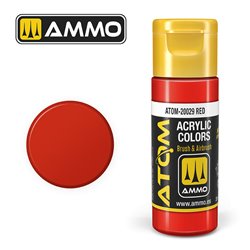 AMMO BY MIG ATOM-20028 ATOM COLOR Scarlet Red 20 ml.