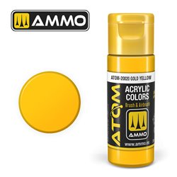 AMMO BY MIG ATOM-20020 ATOM COLOR Gold Yellow 20 ml.