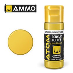 AMMO BY MIG ATOM-20017 ATOM COLOR Lemon Yellow 20 ml.