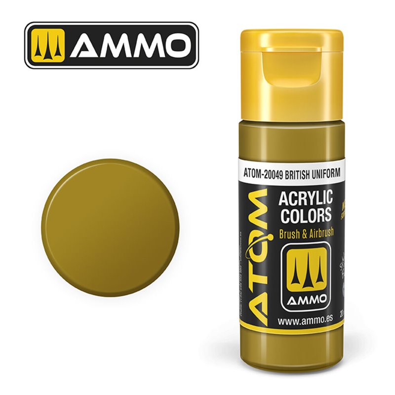 AMMO BY MIG ATOM-20049 ATOM COLOR British Uniform 20 ml.