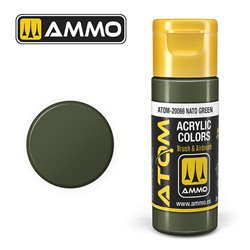 AMMO BY MIG ATOM-20066 ATOM COLOR NATO Green 20 ml.