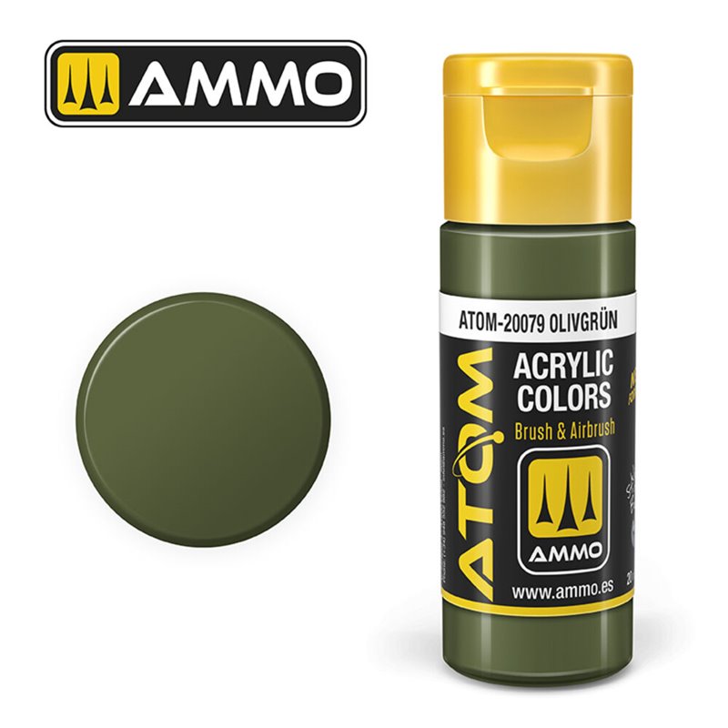 AMMO BY MIG ATOM-20079 ATOM COLOR Olivgrün 20 ml.