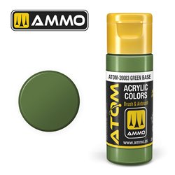 AMMO BY MIG ATOM-20083 ATOM COLOR Green Base 20 ml.