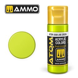 AMMO BY MIG ATOM-20089 ATOM COLOR Lime Green 20 ml.