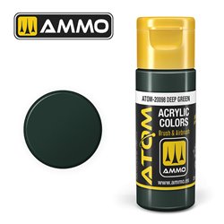 AMMO BY MIG ATOM-20098 ATOM COLOR Deep Green 20 ml.