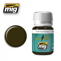 AMMO BY MIG A.MIG-1614 Panel Line Wash Neutral Brown 35ml